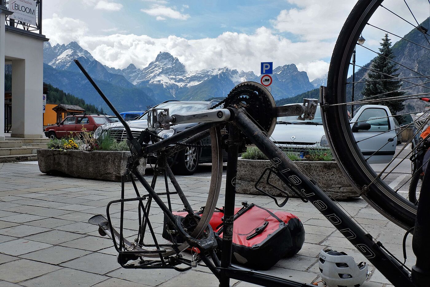 Das Dolomitenpanorama in Valle di Cadore lässt auch größere Pannen vergessen