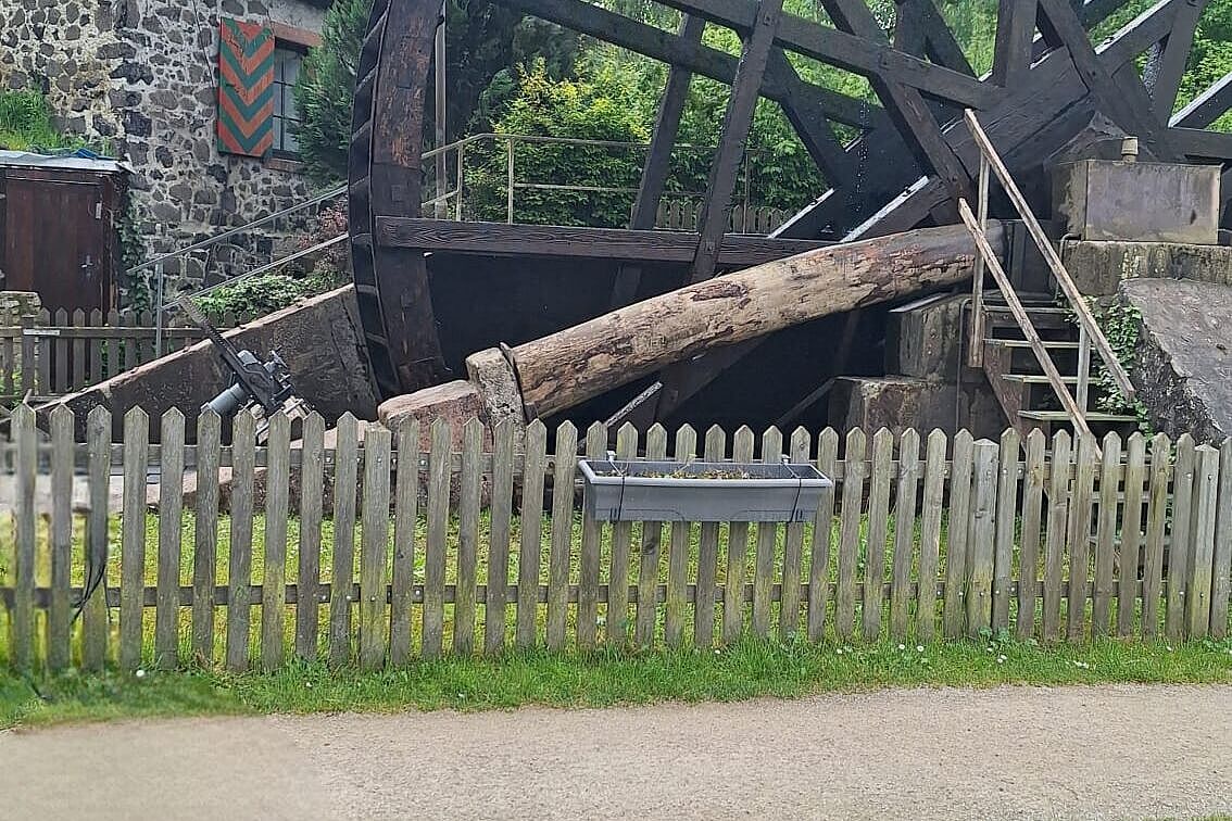 Das Schwalheimer Rad im Bad Nauheimer Ortsteil Schwalheim