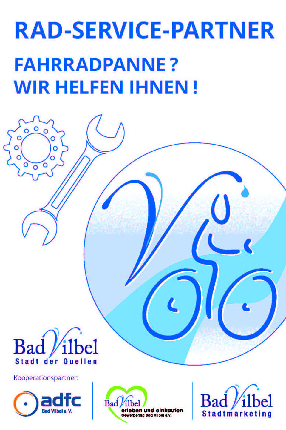 Plakette Rad-Service-Netzwerk Plakette Rad-Service-Netzwerk