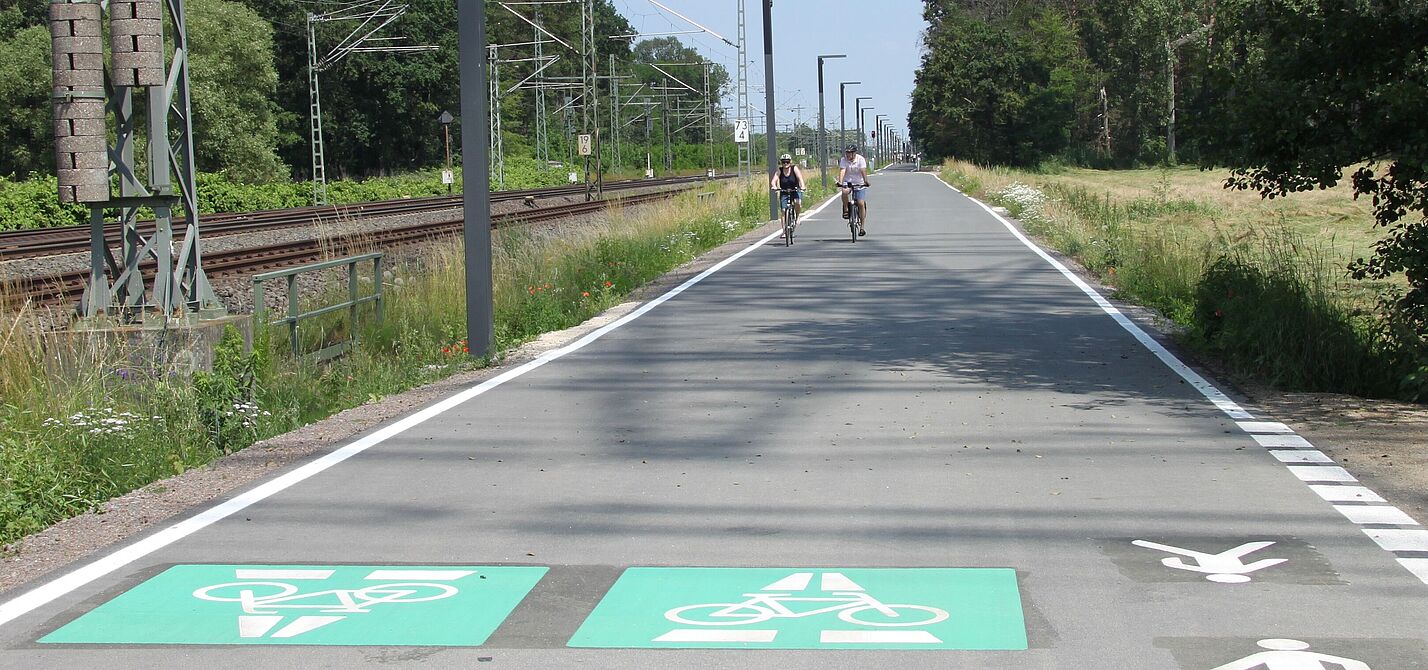 Der Radschnellweg Wetterau–Frankfurt – in etwa so könnte er aussehen