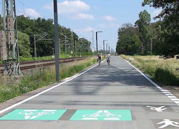 Der Radschnellweg Wetterau–Frankfurt – in etwa so könnte er aussehen