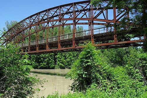 Bockerlbahnbrücke in Landau an der Isar
