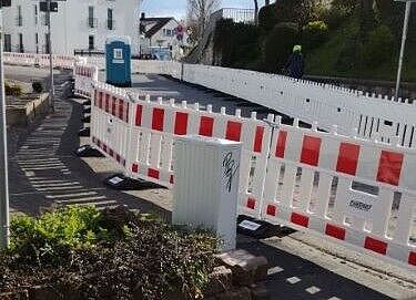 Die Wiesengasse im April 2021