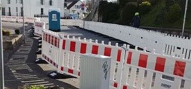 Die Wiesengasse im April 2021