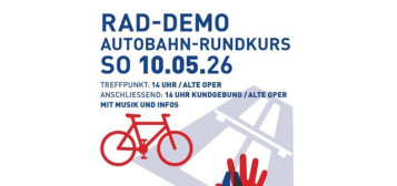 Aufruf zur Teilnahme an der Rad-Demo gegen den Ausbau der A 5